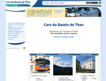 Tablet Screenshot of cars-bassin-thau.com